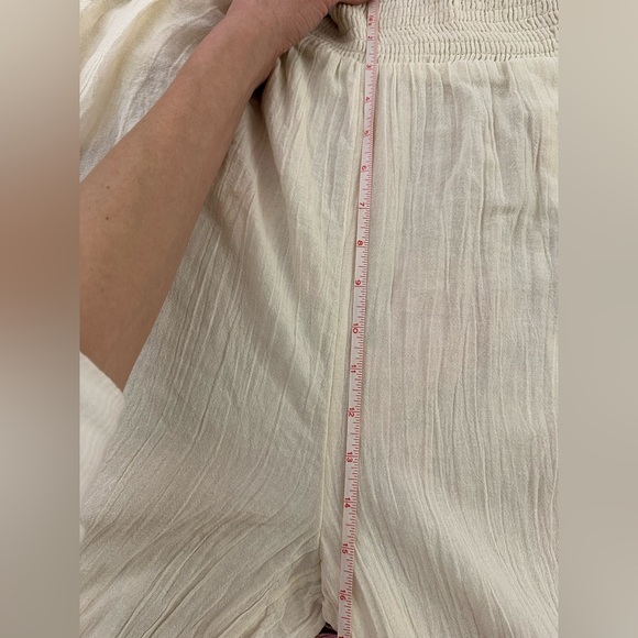 NWT Free People Songs Of Summer Pants in Nilla Cream - Picture 8 of 9